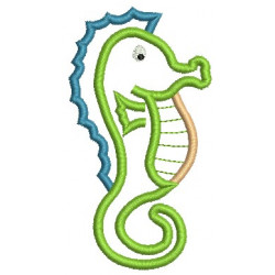 Stickmuster - Seepferd